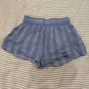 Show me your mumu Blue Striped Shorts